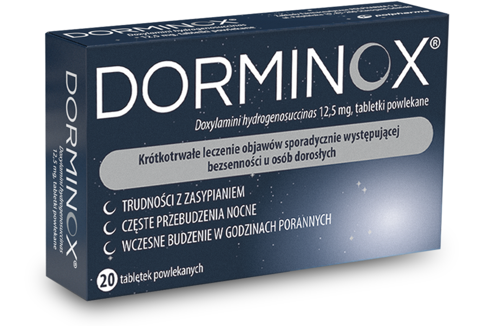 Opakowanie leku na sen Dorminox